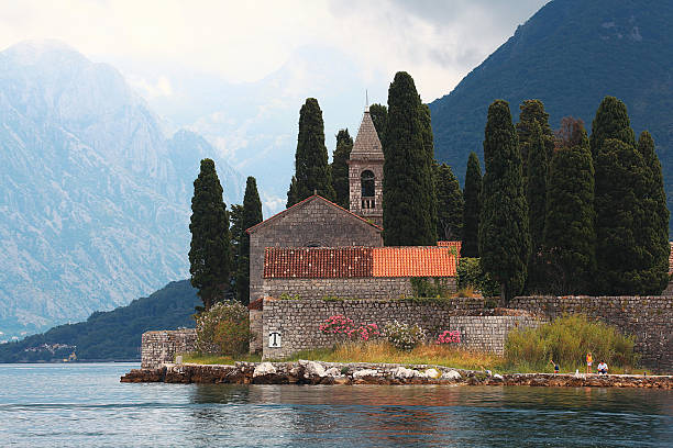 istock Sea island monastery Montenegro 527691595