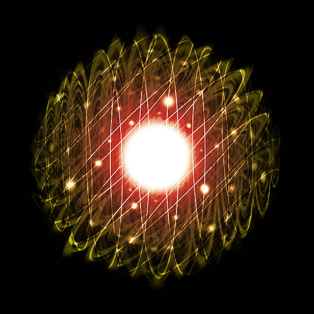 istock ball of energy atom model colored and sparkling 527693235