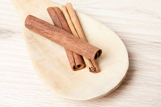 istock Cinnamon sticks on a wooden spoon 527693485