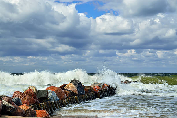 istock Baltic Sea and breakwater 527695183