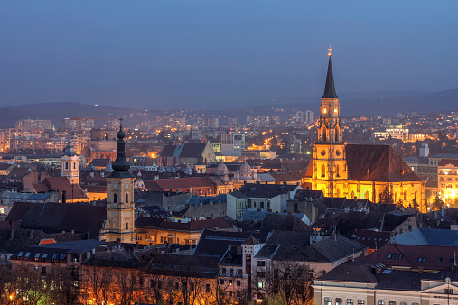 Cluj-Napoca skyline, Romania