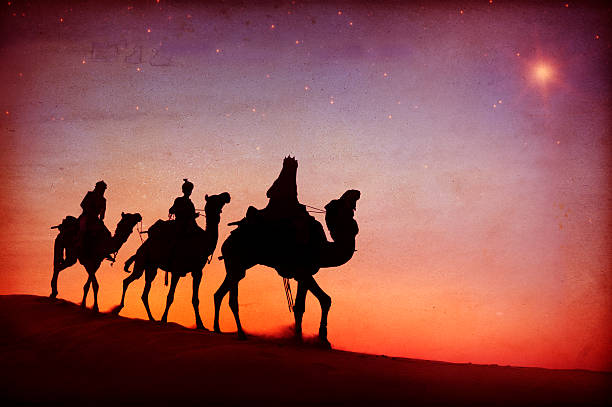 istock Three Kings Desert Star of Bethlehem Nativity Concept 527703785