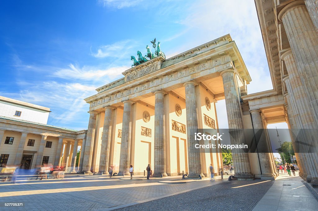 Sonnenuntergang in Berlin Brandenburg Gate - Lizenzfrei Brandenburger Tor Stock-Foto