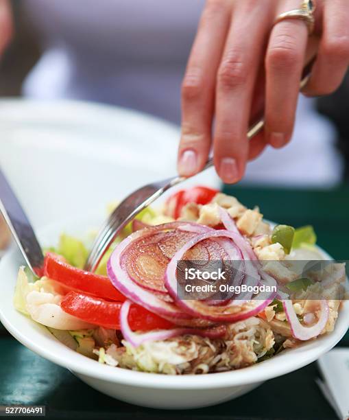 Fresh Salad Stock Photo - Download Image Now - Appetizer, Basil, Bowl