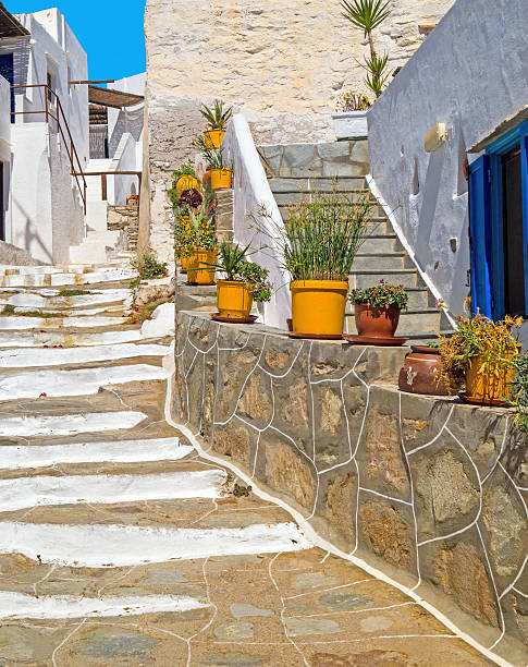istock Traditional greek architecture on Cyclades islands, Greece 527721149