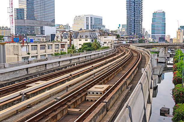 istock Railway in the city 527721909