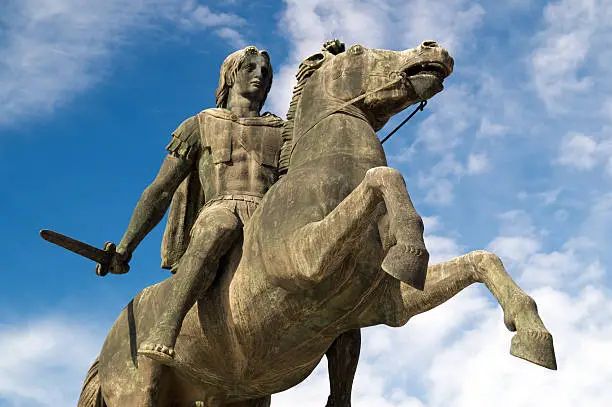 Photo of Statue of Alexander the Great at Thessaloniki city in Greece