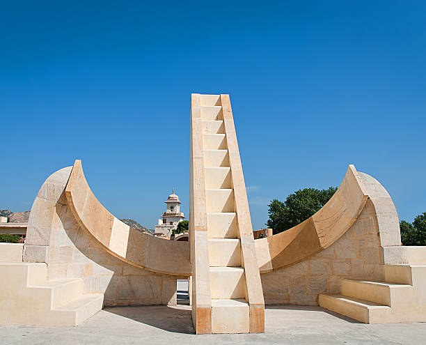 istock Astronomical instrument at Jantar Mantar observatory, Jaipur, Ra 527725109