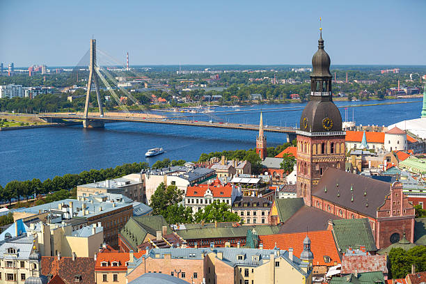 istock Aerial view of Riga, Latvia 527726127