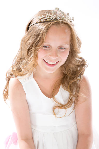 istock Girl dressed up as little princess 527727271