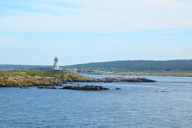 istock Seascape of a lighthouse on Briar Island 527742743