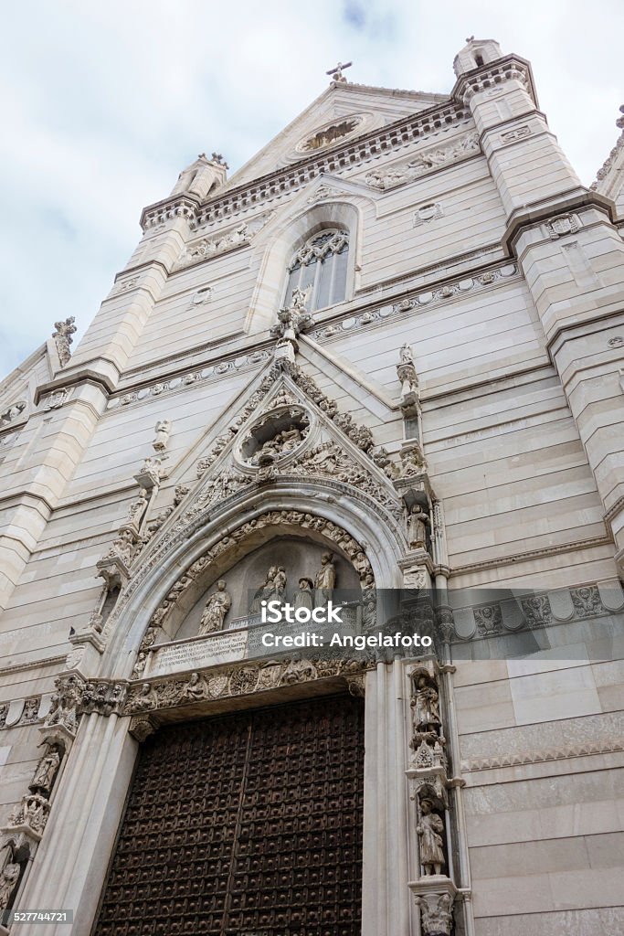 Naples Cathedral Facade Architecture Stock Photo