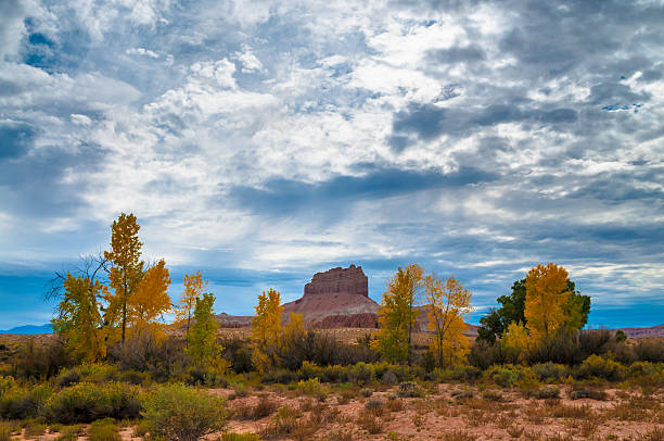 istock Wild Horse Butte Fall Colors and Beautiful Dramatic Sky Utah 527746929