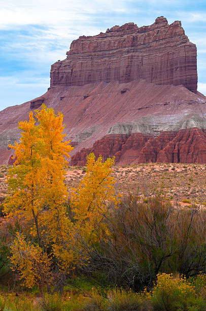 istock Wild Horse Butte Fall Colors and Beautiful Dramatic Sky Utah 527746993