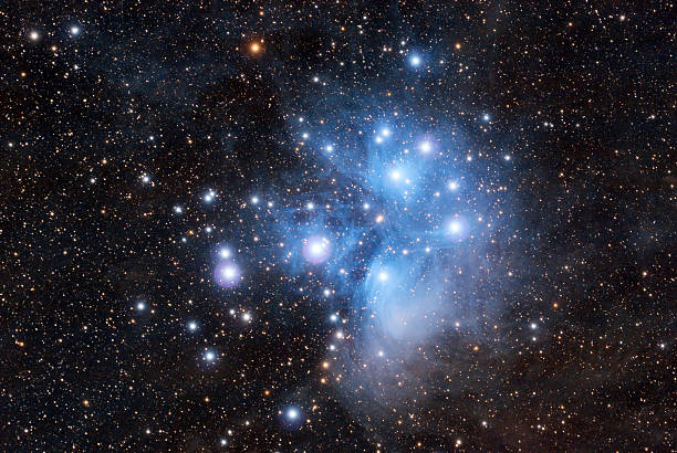 istock Pleiades in a dark night sky 527747877