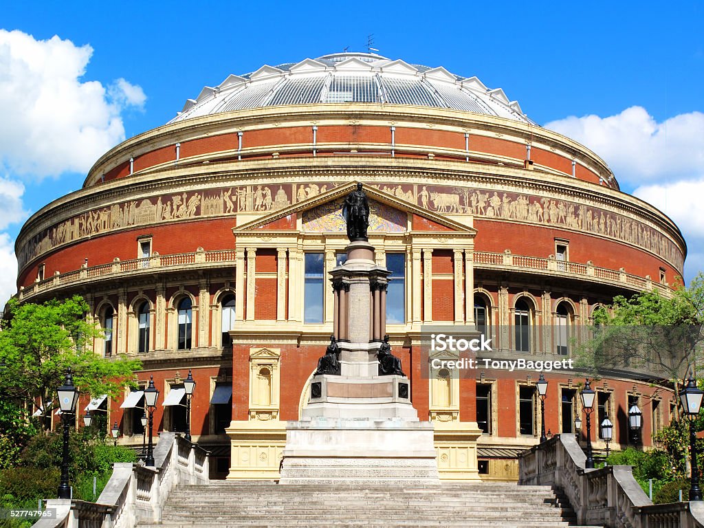 Royal Albert Hall The Royal Albert Hall opened by Queen Victoria in 1871 is Britain's foremost arts theatre and is best known for holding The Proms each year Royal Albert Hall Stock Photo