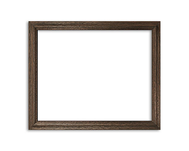 istock Wooden picture frame  isolated on white background 527748985