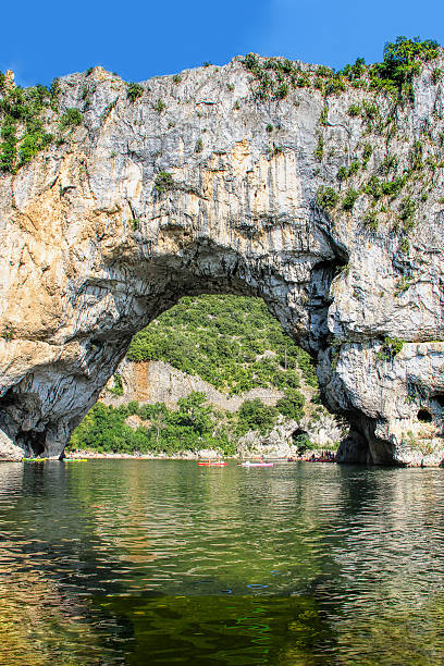 istock Vallon Pont d'Arc, Natural Rock bridge in the Ardeche Canyon 527758331