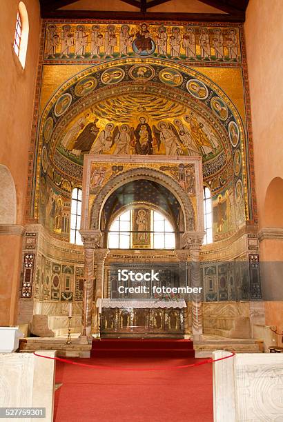 The Euphrasian Basilica Of Porec On Croatia Stock Photo - Download Image Now - Apostle - Worshipper, Apse, Architectural Feature