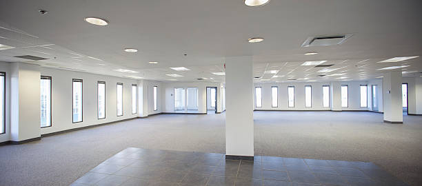 empty office empty office ready for rental or home improvement unfurnished stock pictures, royalty-free photos & images