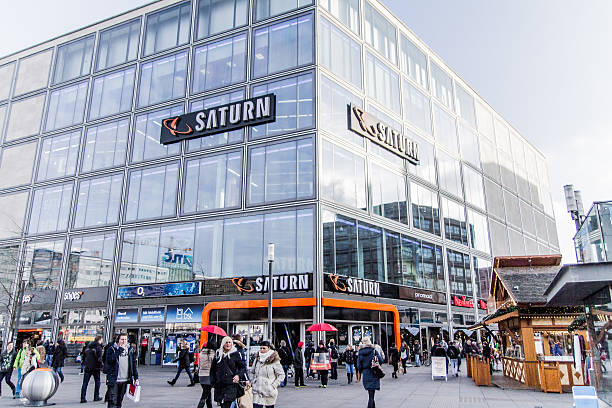 サターン電子機器専門取引を保存 - berlin germany facade day outdoors ストックフォトと画像