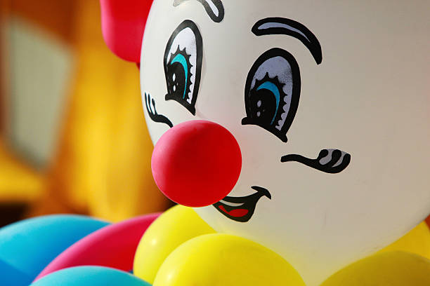 istock Colorful balloon clown 527785071