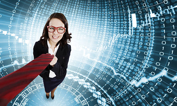 istock Funny businesswoman 527794091