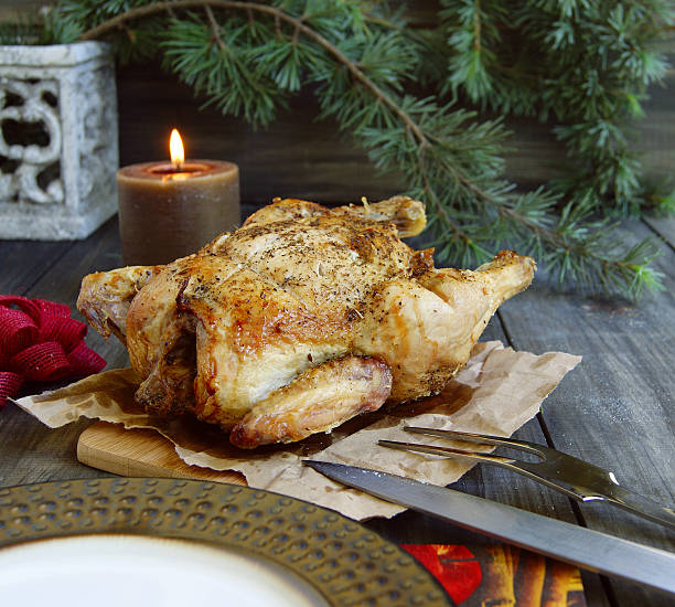 istock Baked chicken for Christmas 527794329