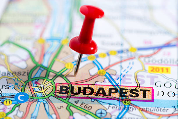 istock European cities on map series: Budapest 527797639