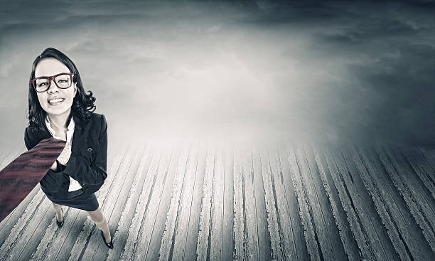 istock Funny businesswoman 527800533
