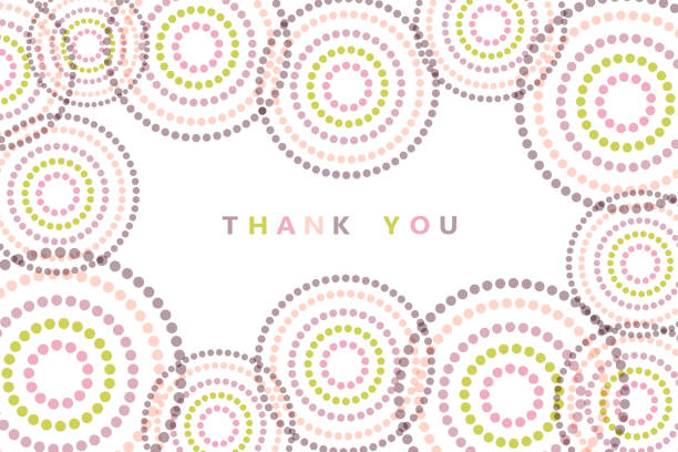 Thank You Card vector art illustration