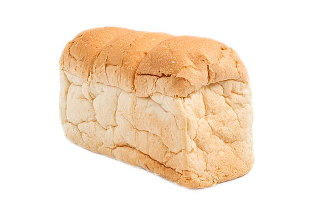istock Long loaf of bread isolated on white background 527817517