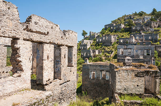 istock Ghost town of Kayakoy (Turkey) 527820095