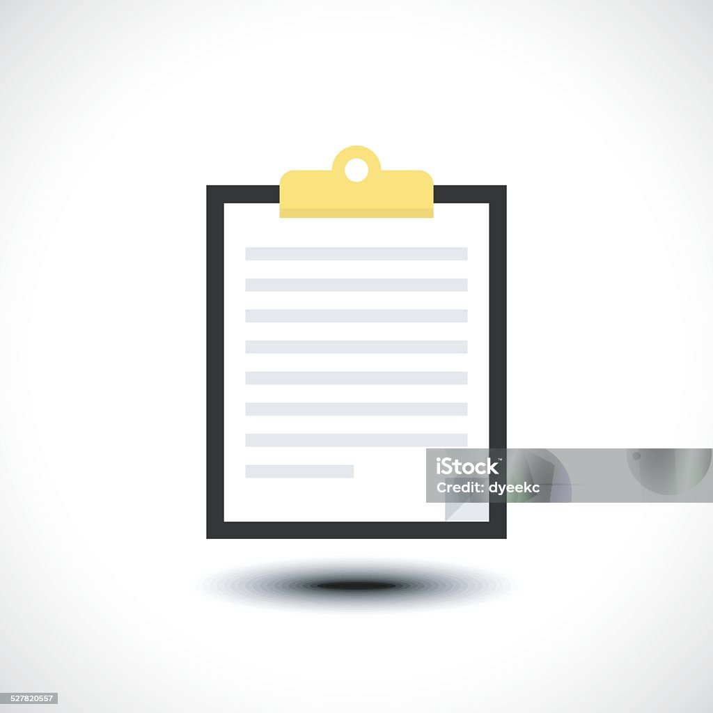 Clipboard icon Clipboard icon. Vector illustration. Application Form stock vector