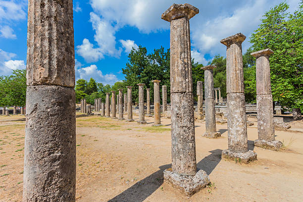 istock ruins in Ancient Olympia, Peloponnes, Greece 527837689