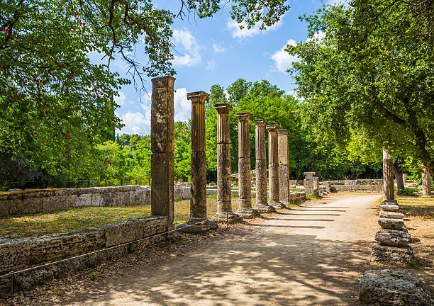 istock ruins in Ancient Olympia, Peloponnes, Greece 527837921
