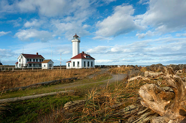 Point Wilson Lighthouse stock photo