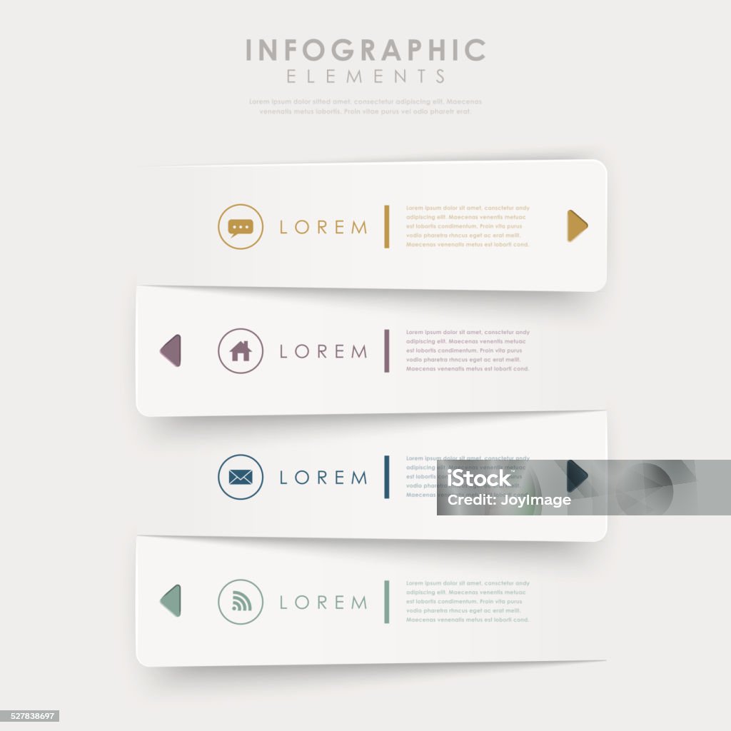 modern design banners template infographic elements modern design banners template infographic elements isolated on white Abstract stock vector