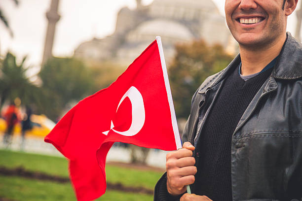 istock Young man during a demostration in Istanbul 527838793