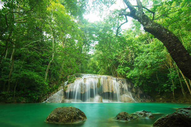 istock Erawan Waterfall in Kanchanaburi, Thailand 527838813