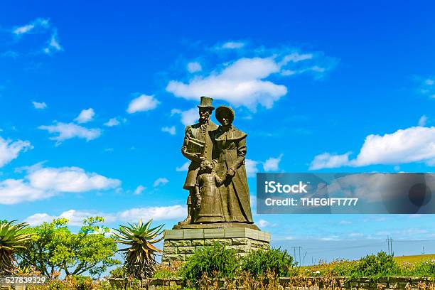 Monument Statue Of The 1820 Settlers In Grahamstown Stock Photo - Download Image Now