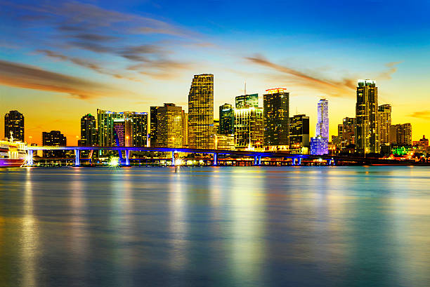 istock Miami city by night 527843053