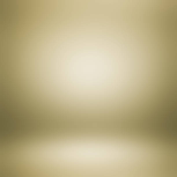 istock Dark golden room abstract background with radial gradient effect 527844701