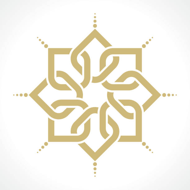 oriental muster - islam art mosaic pattern stock-grafiken, -clipart, -cartoons und -symbole