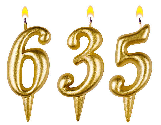 istock candles number six hundred thirty-five isolated on white 527862975