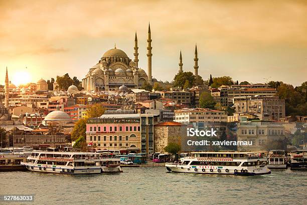 Sunset In Istanbul Stock Photo - Download Image Now - Istanbul, Türkiye - Country, Bosphorus