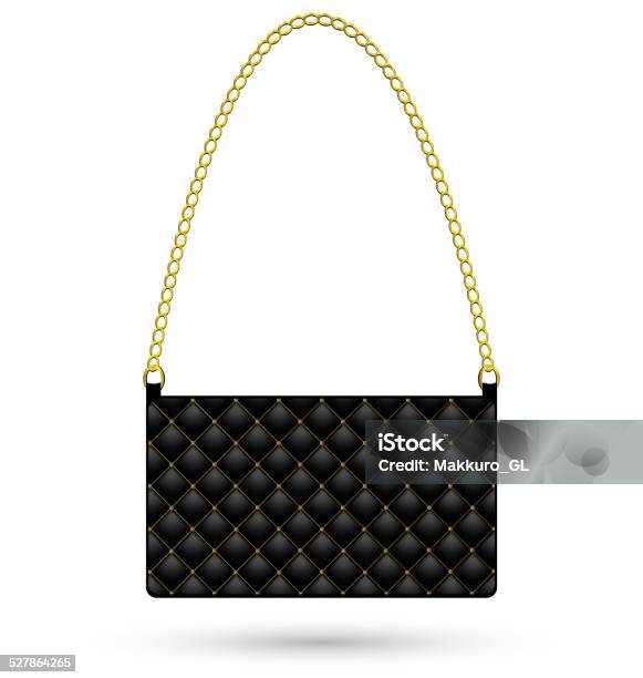Women Leather Bag Isolated On White Background Side View Of Luxury
