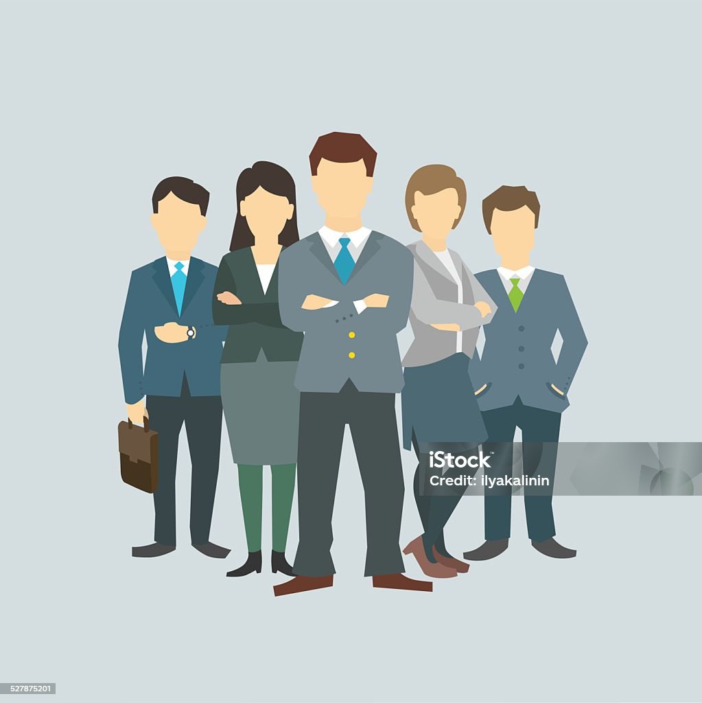 Business group director chief boss Business group director chief boss. The company staff Business stock vector