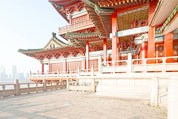 istock Tengwang Pavilion,Nanchang,t raditional, ancient Chinese archite 527876097