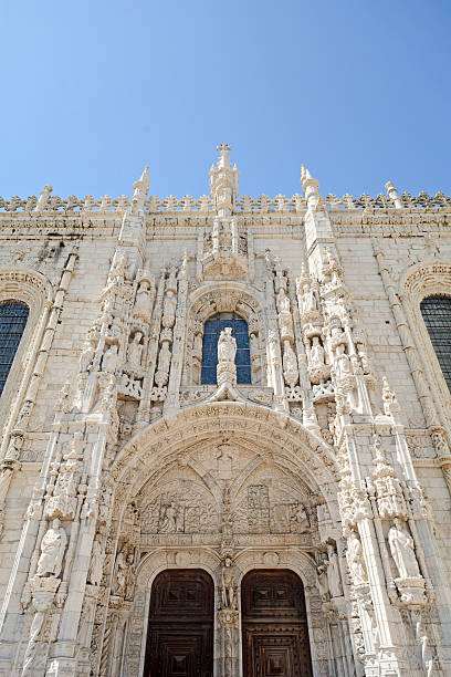 mosteiro dos jerónimos-jeronimos mosteiro, belém lisboa portugal - lisbon portugal portugal gazebo observation point imagens e fotografias de stock
